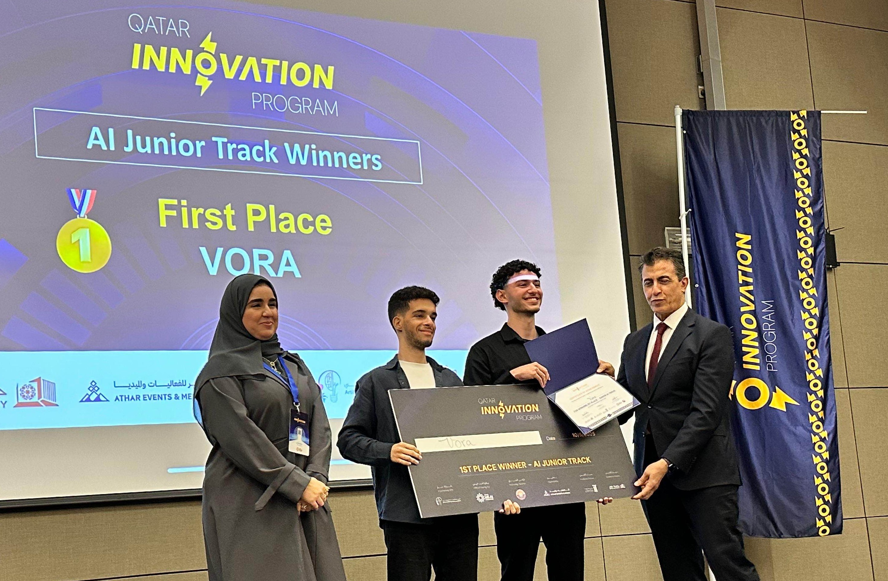 Vora podium presentation